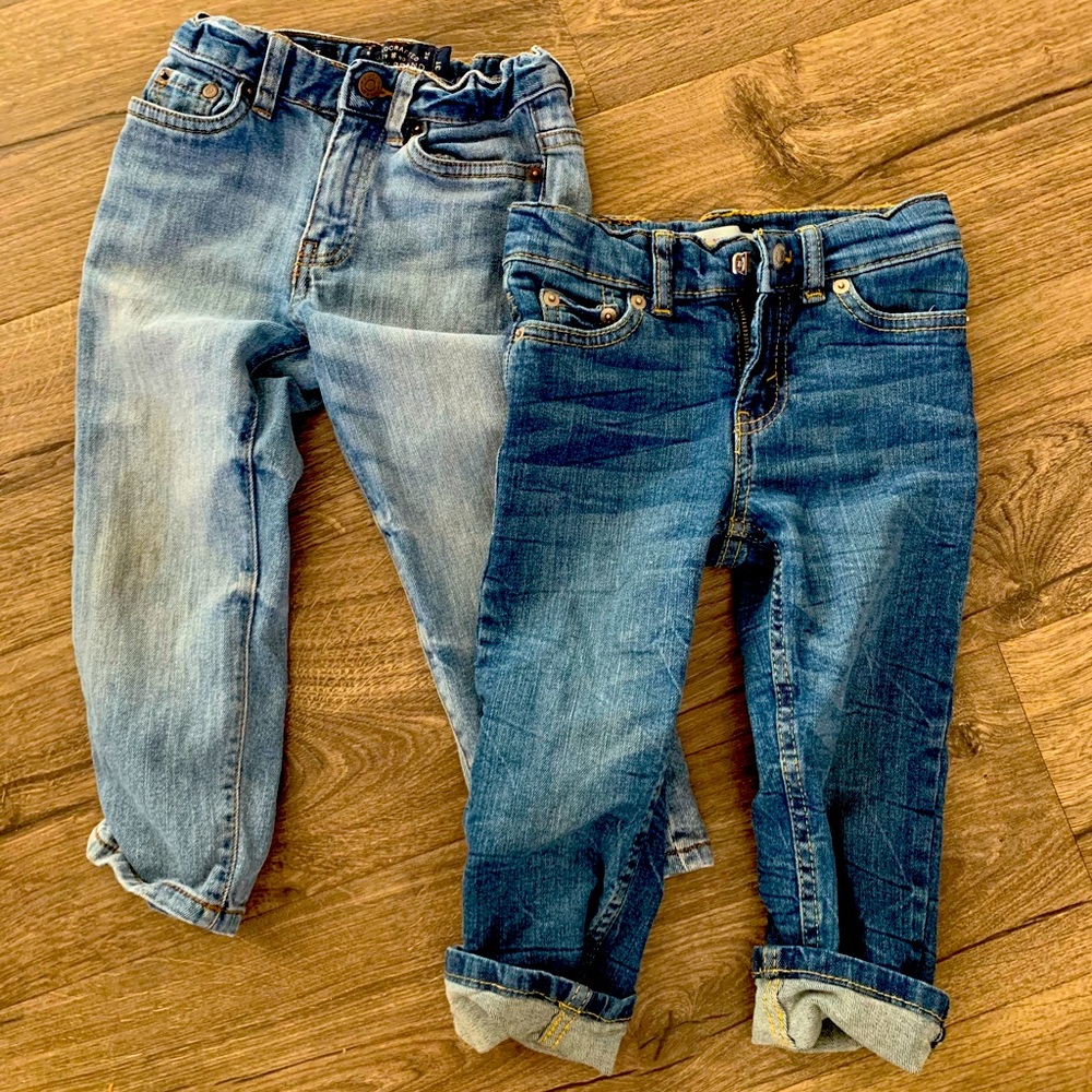 Levi and Lucky Brand jeans 3T